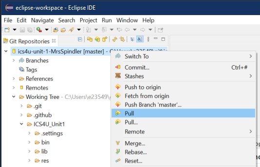 Git pull command Git pull command